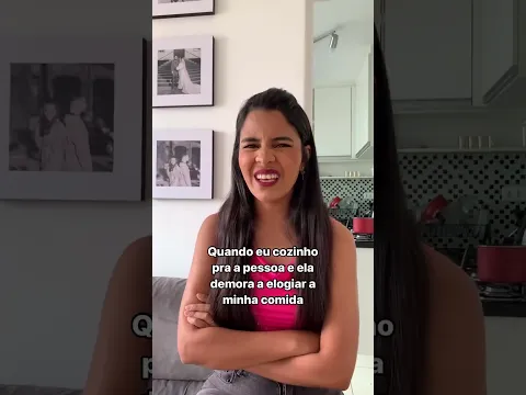 quando eu cozinho para alguém...