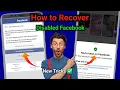 We ve Disabled Your Account How to recover Disabled Facebook Account disabled Account Recover 😓