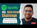 Advanced SQL Challenge SQL Interview Question Spotify Netflix Can You Solve This