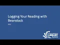Logging your Reading with Beanstack