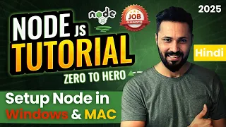 Node JS tutorial in Hindi Node js Setup Windows and macOD both