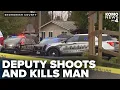 Man shot killed by Snohomish County deputy in Martha Lake neighborhood