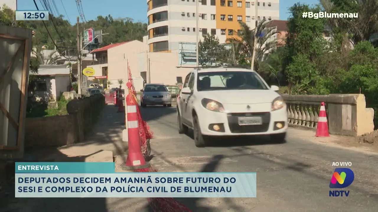 Deputados decidem futuro do Sesi e Complexo da Polícia Civil de Blumenau