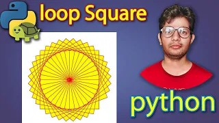 loop square in turtle Python