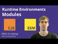3 3 Web Scripting - Runtime Environments