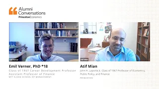 Alumni Conversations: Atif Mian and MIT’s Emil Verner