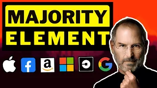 Majority Element LeetCode 169 Array Sorting
