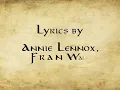 Into the West - Annie Lennox lyrics video from The Lord of the Rings : The Return of the King