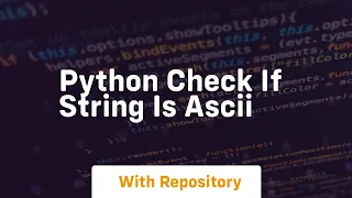 python check if string is ascii
