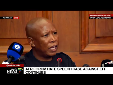 Download MP3 EFF vs Afriforum | Malema tells the court at his hate speech trial he will become president of SA