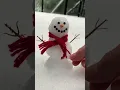 Mini Snowman - How to Build a REAL Tiny Snowman