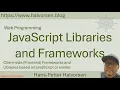Web Programming - JavaScript Libraries and Frameworks Client-side
