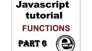 JavaScript tutorial in Hindi Part-6 functions