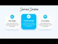 Responsive Our Services Section Design using HTML CSS