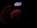 Fractal tree design drawing using Python Turtle