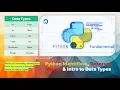 Python s ABCs Identifiers Naming Conventions and Best Practices Reserved words and Data Types