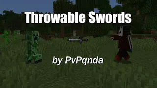 Throwable Swords And Axes Minecraft Datapack by PvPqnda