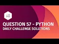 Ques 57 Lapindrome Python