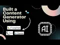 Build a Mini AI Content Generator with Gemini API LangChain Flask