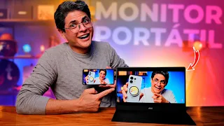 NOVO Monitor Portátil AOC 16T20E2! Unboxing e Impressões