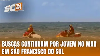 Jovem de 23 anos desaparece no mar em São Francisco do Sul