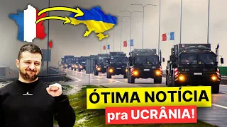 Ucrânia surpresa com o que a França acaba de fazer! Ajuda Nuclear!
