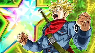 100 RAINBOW MAX LINKS EZA TEQ TRUNKS IS A HUGE BUFF FOR THE FUTURE TEAM Global Dokkan
