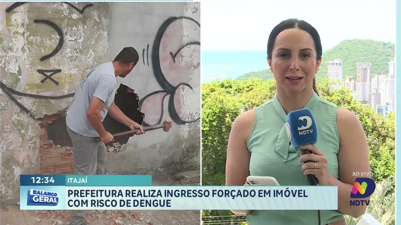 Prefeitura de Itajaí Invade Imóvel para Prevenir Surto de Dengu