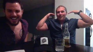 PissMeOffPodcast Episode 8 Practice Guy Fabio shirts and vodka shots