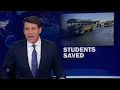 Indiana school bus driver gets children out of bus just before it goes up in flames