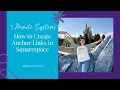 How to Create Anchor Links in Squarespace