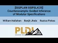 PLDI 26 SIGPLAN OOPSLA 25 Counterexample-Guided Inference of Modular Specifications