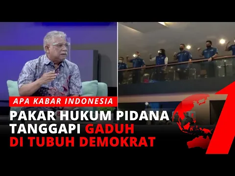 Komentari Kegaduhan Demokrat, Pakar Hukum Pidana: Yang Mau Dipolisikan Apa? | AKI Malam tvOne