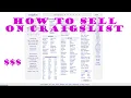 How to Sell on Craigslist Full Walkthrough Step by Step