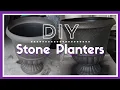 DIY Stone Planters Tutorial Paint on Plastic Kreatyve Laydiiee