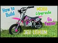Razor MX350 - 36V Lithium Overvolt Kit Installation