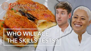 matthew ryle sets the skills tests masterchef the professionals