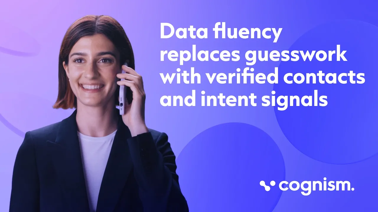 Cognism — Cognism — Fluent in Data (YouTube video ad)