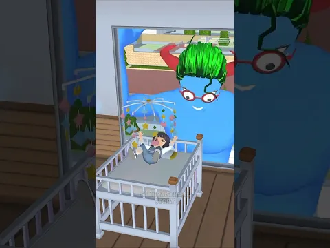 Ganguan Monster Raksasa 😱 Bayi Mio Butuh Bantuan‼️ #sakuraschoolsimulator