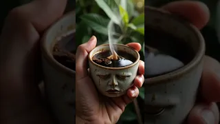 القهوه حزينه ما تخليني أشرب 