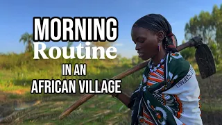 Morning Routine in this Beautiful African Ugandan Village