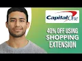 How to Use Capital One Shopping Extension Get 40 Off SIMPLE Easy Guide