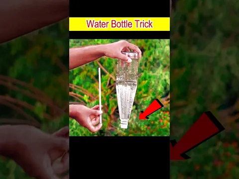 🤩 Awesome Water Bottle Tricks #shorts