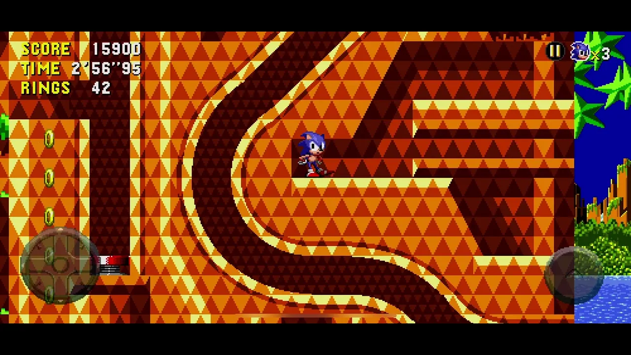 Game Over en Sonic CD por no hacer nada
