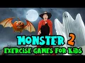 Monster Exercise for Kids 2 Scary Workout for Children Spiders Indoor PE Lesson