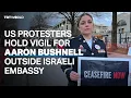 Protesters vow not to forget Aaron Bushnell s martyrdom