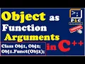C part-21 Object as Function Argument Call by Value and Call by Reference with live example
