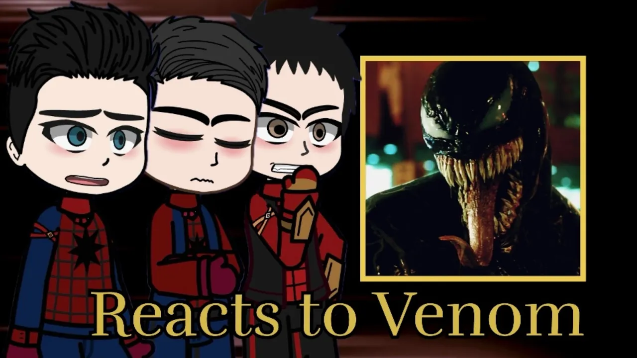 Spider-Verse Reacts to venom || Gacha reacts