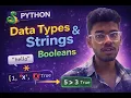 Python Data Types Tutorial Strings and Boolean Explained