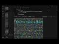 0 1 matrix rain effect